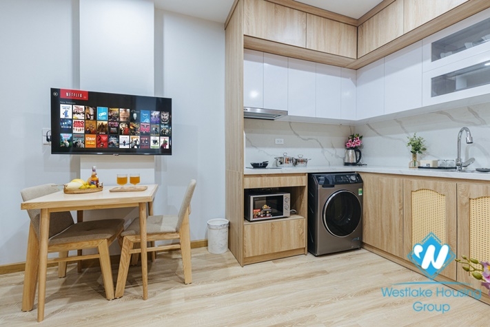 Luxury one bedroom apartment for rent in Au Co st, Tay Ho district.